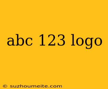 Abc 123 Logo