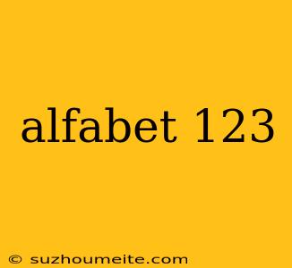 Alfabet 123