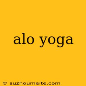 Alo Yoga