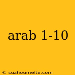 Arab 1-10