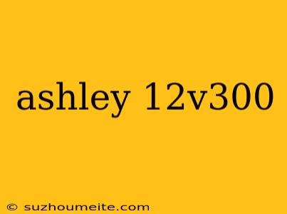 Ashley 12v300