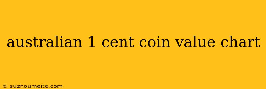 Australian 1 Cent Coin Value Chart