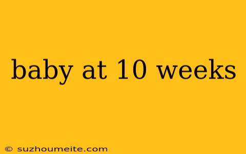 Baby At 10 Weeks