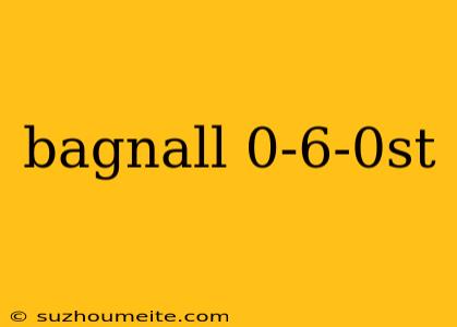 Bagnall 0-6-0st