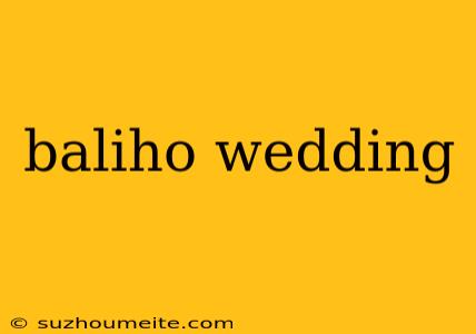 Baliho Wedding