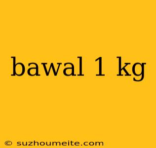 Bawal 1 Kg