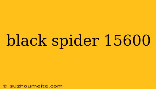 Black Spider 15600