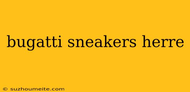 Bugatti Sneakers Herre